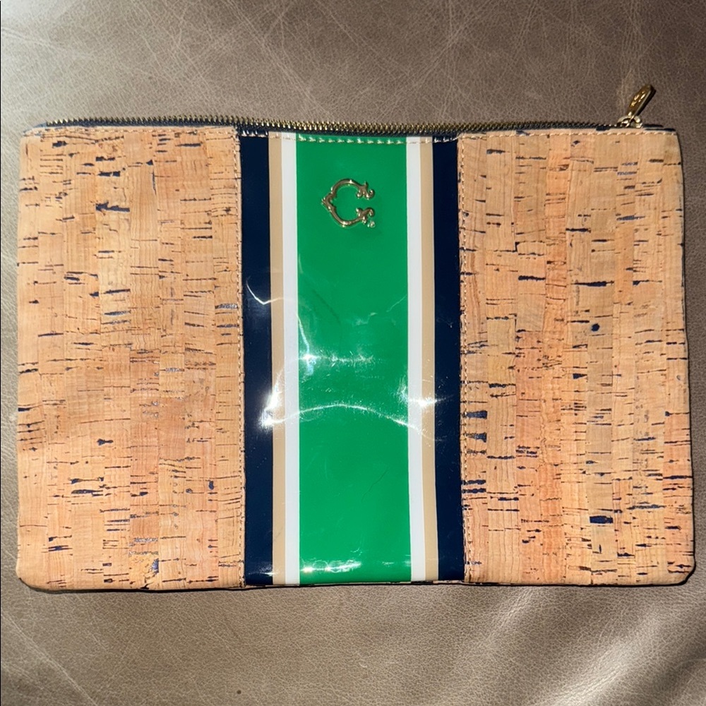 C. Wonder Cork and Green Travel Bag